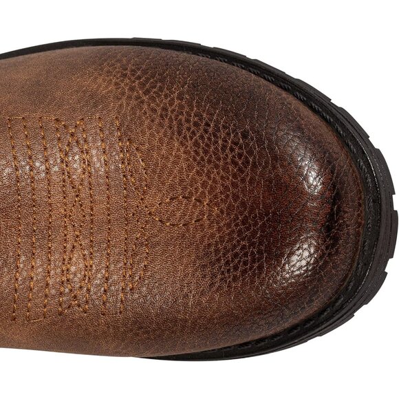 Mid Calf Embroidered Western Cowgirl Boots for Country Concert & Horse Riding - Picture 3 of 9